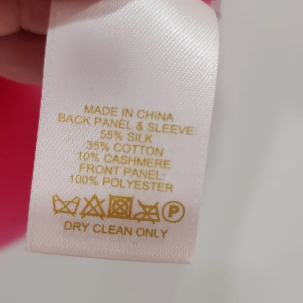 Kate Spade Pink Floral Top with sheer panel sz XS - Picture 8 of 15